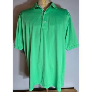Donald Ross Golf Short Sleeve Green Polo Shirt Men's Medium